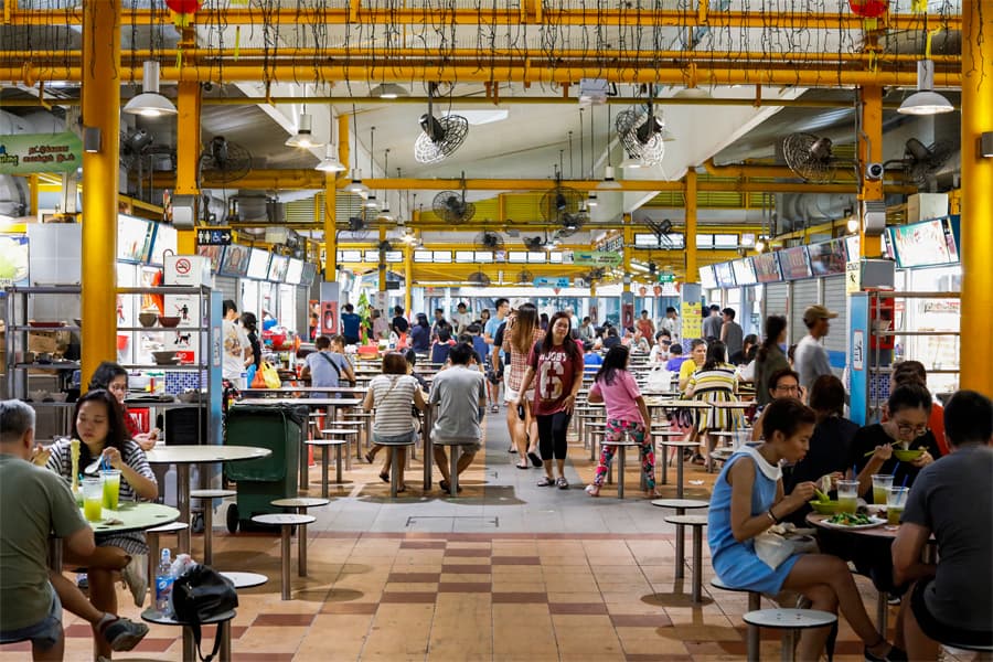 Singapore hawker food